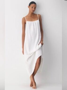 Rosemarine Italy Elegant White Maxi Dress NWT Size Medium